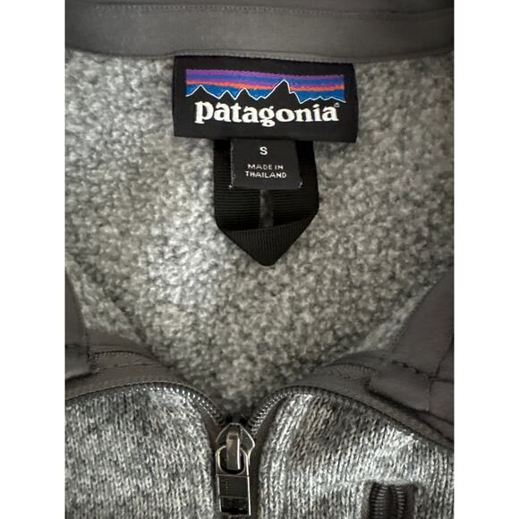 Patagonia Sweater Womens Small S Gray Full Zip Better Sweater Fleece Jacket - Picture 3 of 6